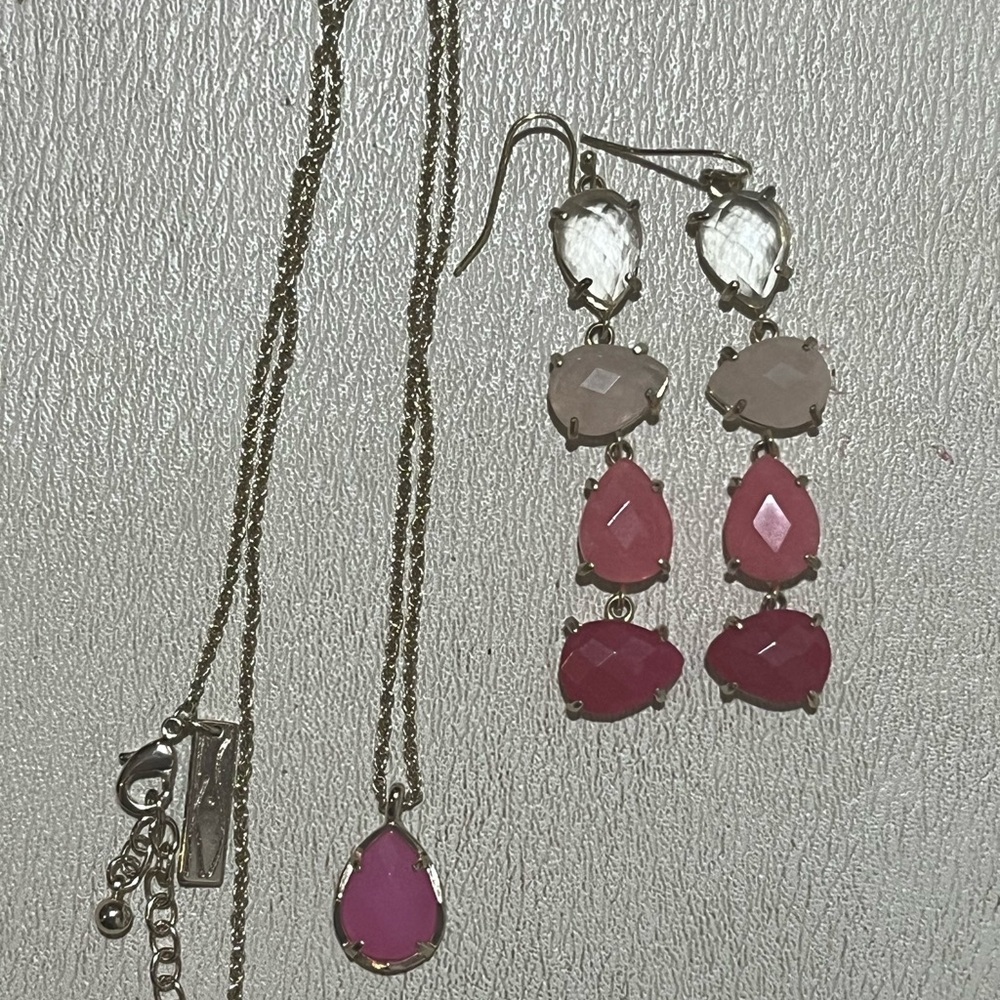 Kendra Scott Laine Earrings and Neclace